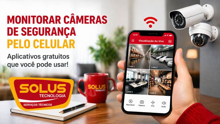 Como monitorar câmeras de segurança pelo celular