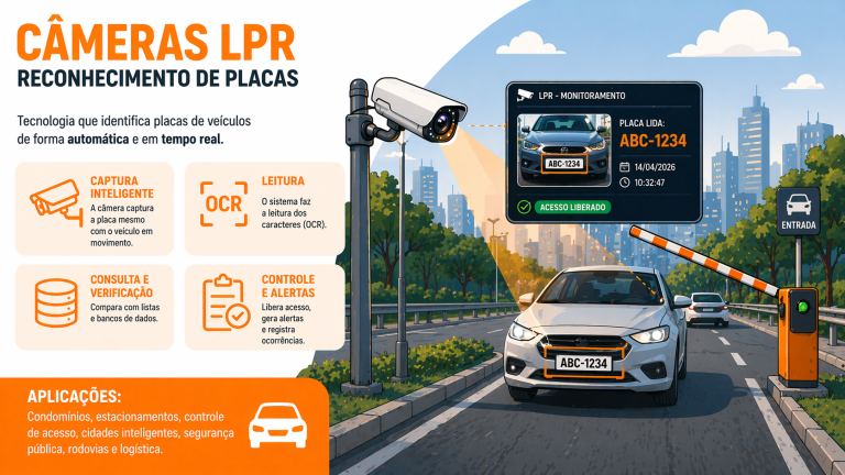 Câmeras LPR: como funciona o reconhecimento automático de placas