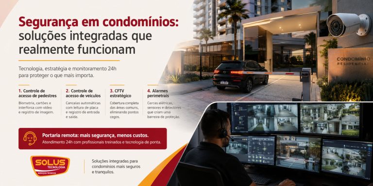 Segurança em condomínios: soluções integradas que realmente funcionam